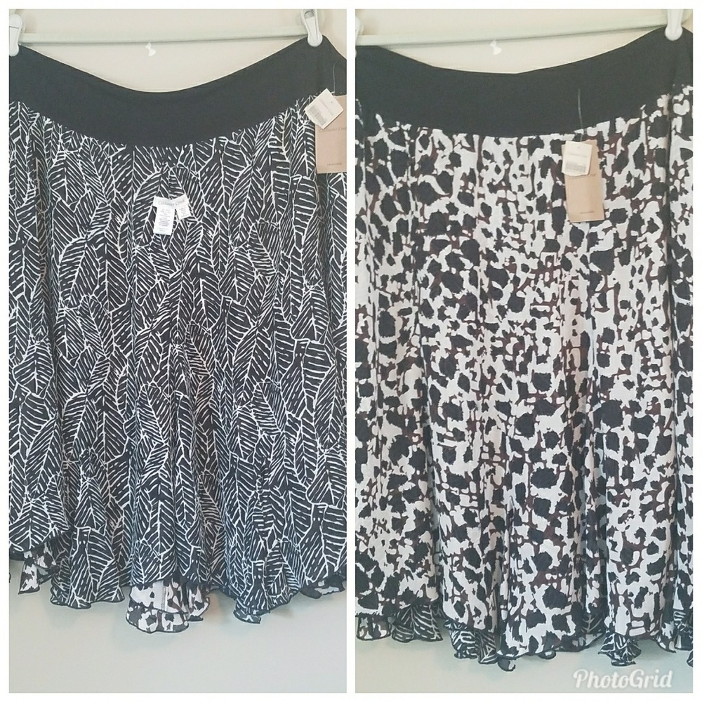 NWT reversible 3x coldwater creek skirt